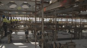 Manufacture of sato Levante dock caissons in Reina Sofía pier – Las Palmas (COSTADRAGO)